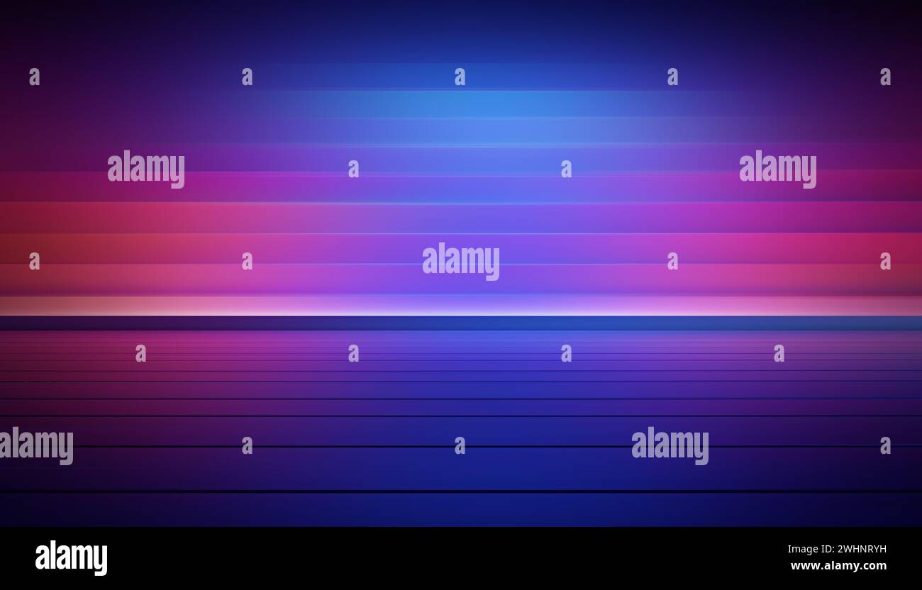 Fond de mur néon rayé Banque D'Images