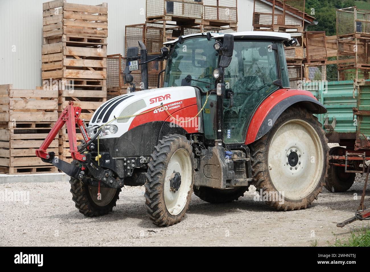 Tracteur, Steyr Banque D'Images