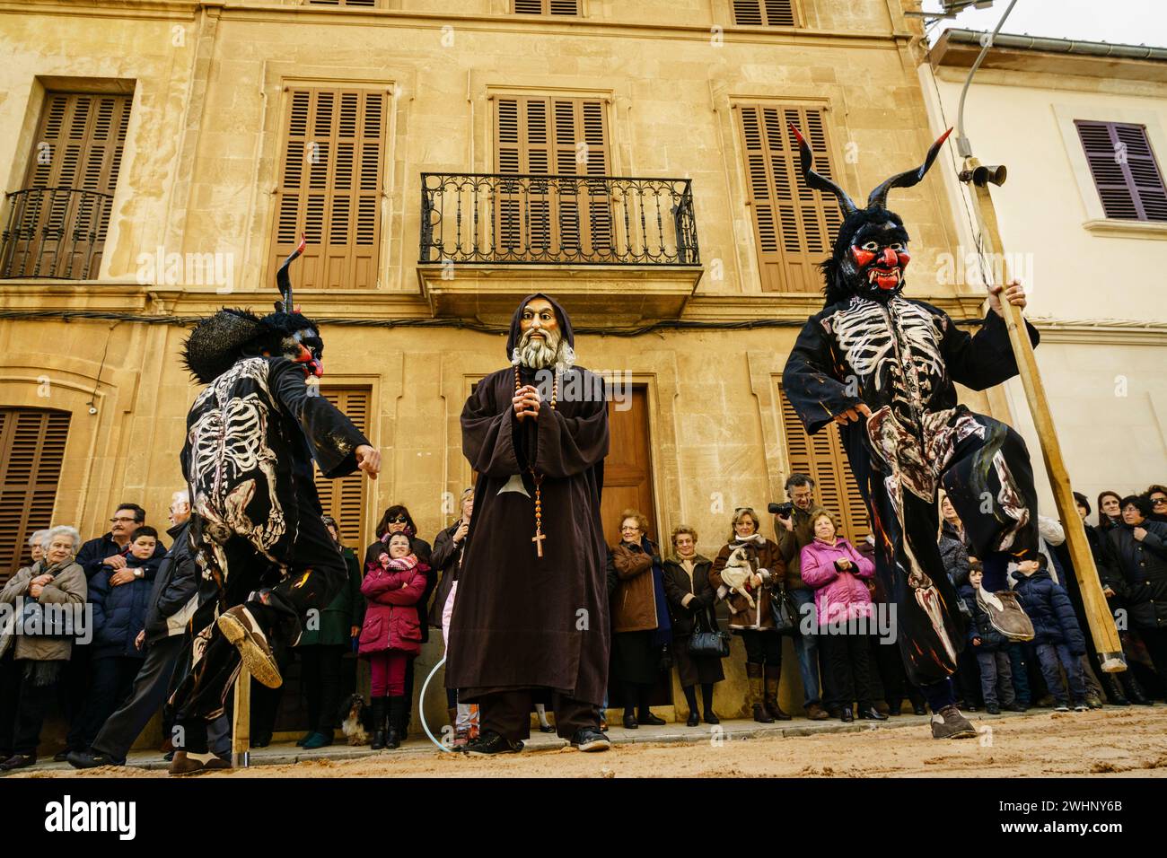 Bendicion de los animales de Sant Antoni Banque D'Images