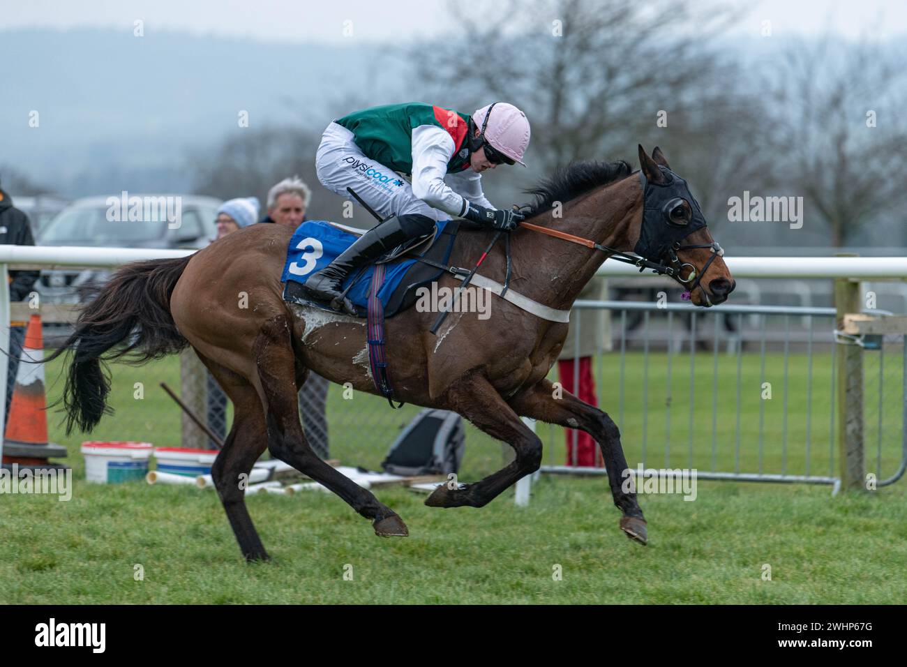 Cinquième course à Wincanton le 2 mars 2022 - handicap de Mares Banque D'Images