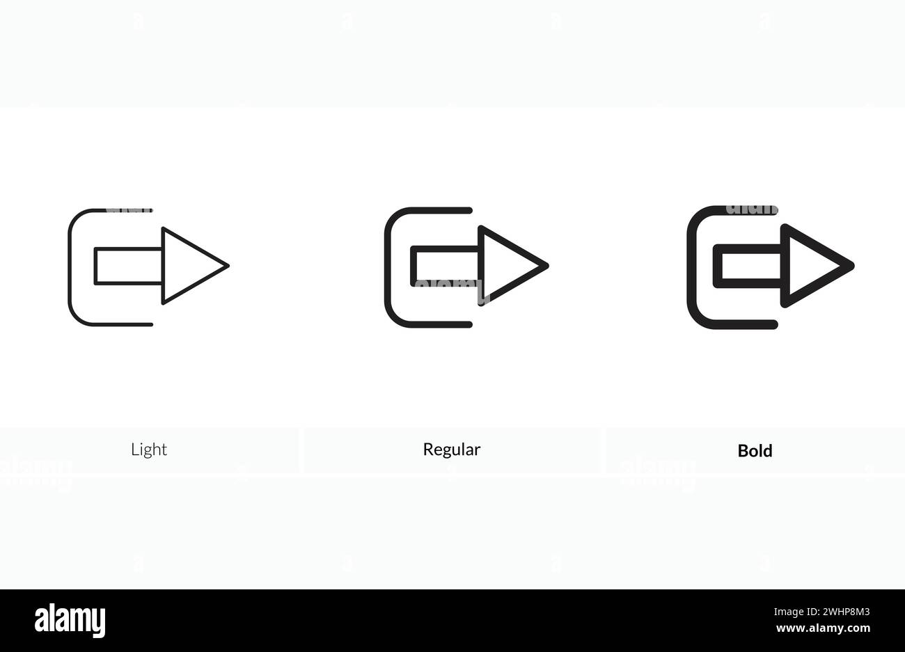 flèches vectorielles noires. Icône de flèche. Icône de vecteur de flèche. Illustration de Vecteur