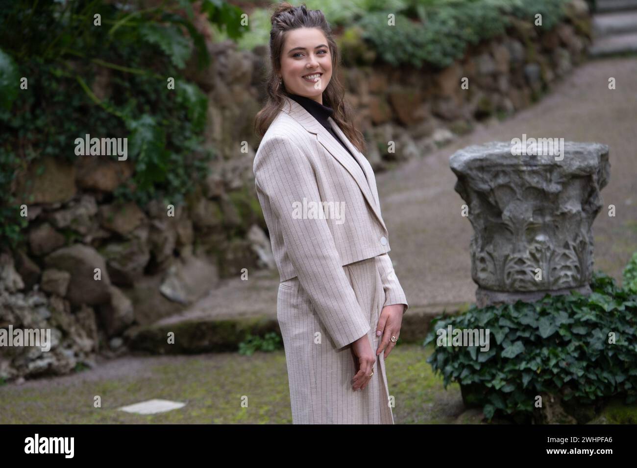 Rome, Italie. 05th Feb, 2024. Sofia Panizzi pose pour un photocall pour ''finalmente l'Alba'' à l'Hôtel de Russie à Rome, Italie, le 5 février 2024. (Photo de Luca Carlino/NurPhoto) crédit : NurPhoto SRL/Alamy Live News Banque D'Images
