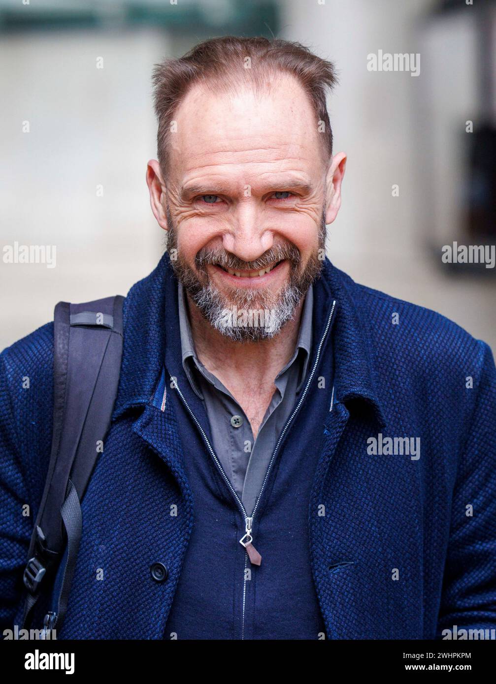 Londres, Royaume-Uni. 11 février 2024. Ralph Fiennes, acteur et producteur de films, à TGHE BBC pour dimanche avec Laura Kuenssberg. Crédit : Karl Black/Alamy Live News Banque D'Images