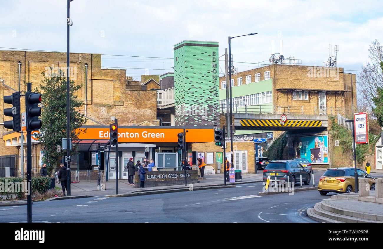 Edmonton Green Station , Enfield , North London , Angleterre Royaume-Uni Banque D'Images