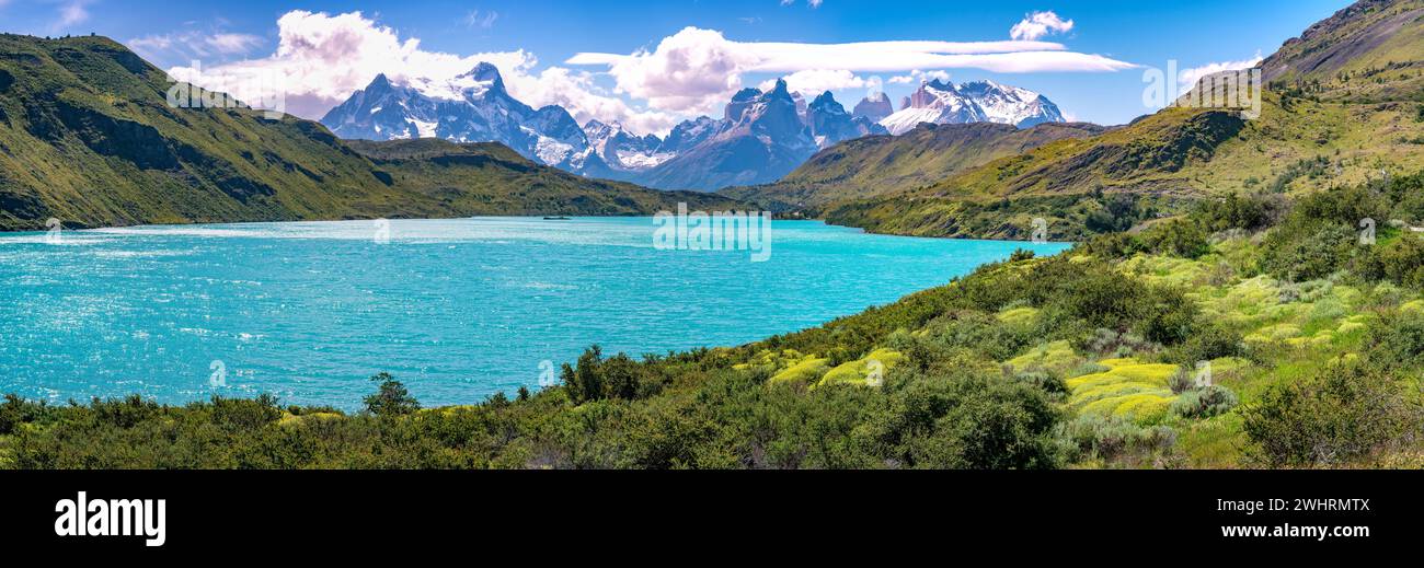 Parc national de Torres del Paine, en Patagonie chilienne Banque D'Images