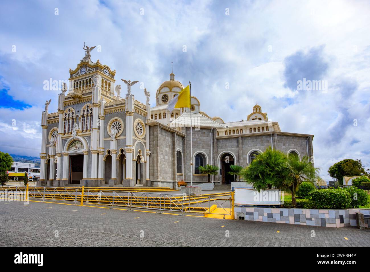 La cathédrale Basilique de Nuestra Senora de los Angeles à Cartago au Costa Rica Banque D'Images