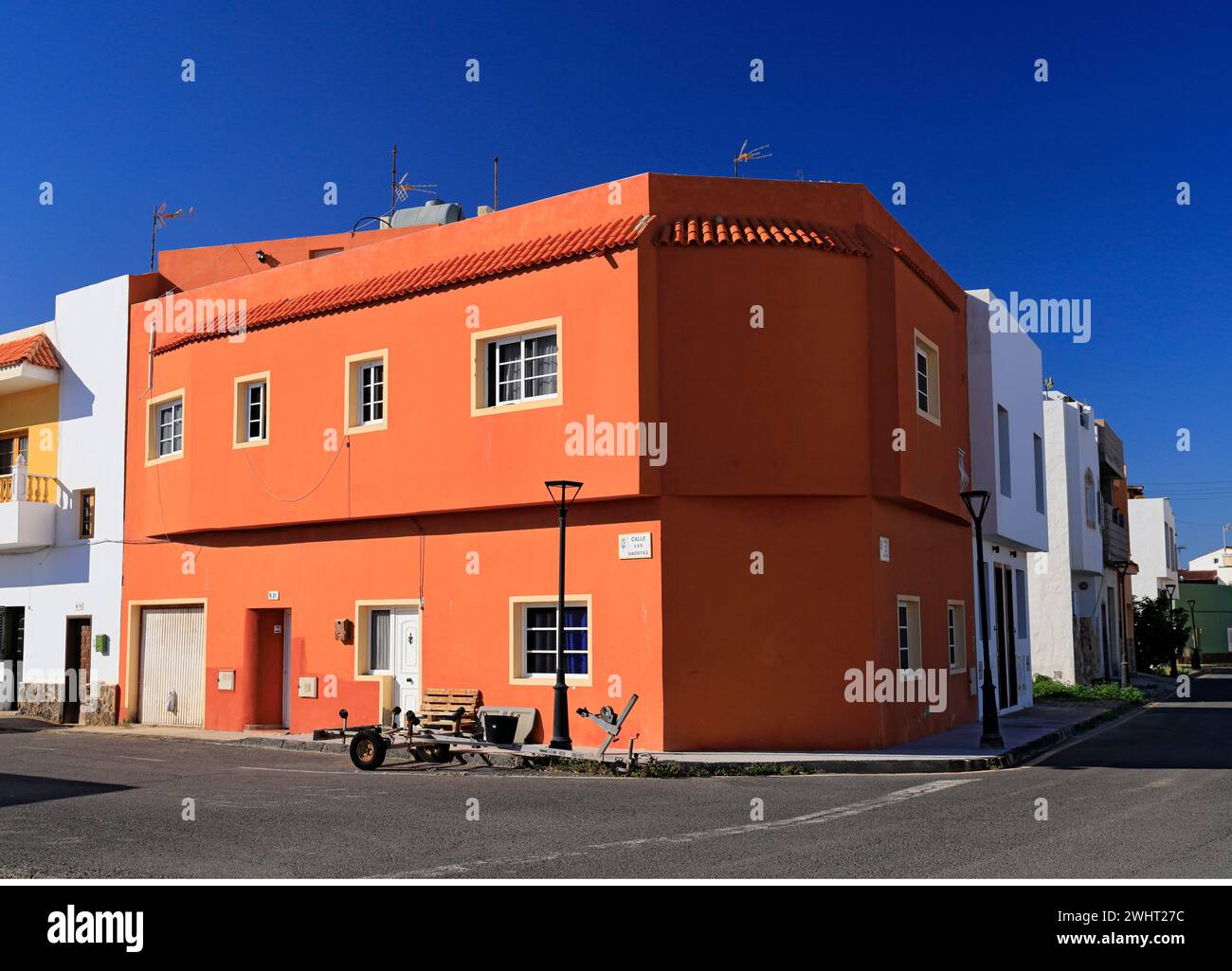 El Cotillo, Fuerteventura, Îles Canaries, Espagne. Banque D'Images