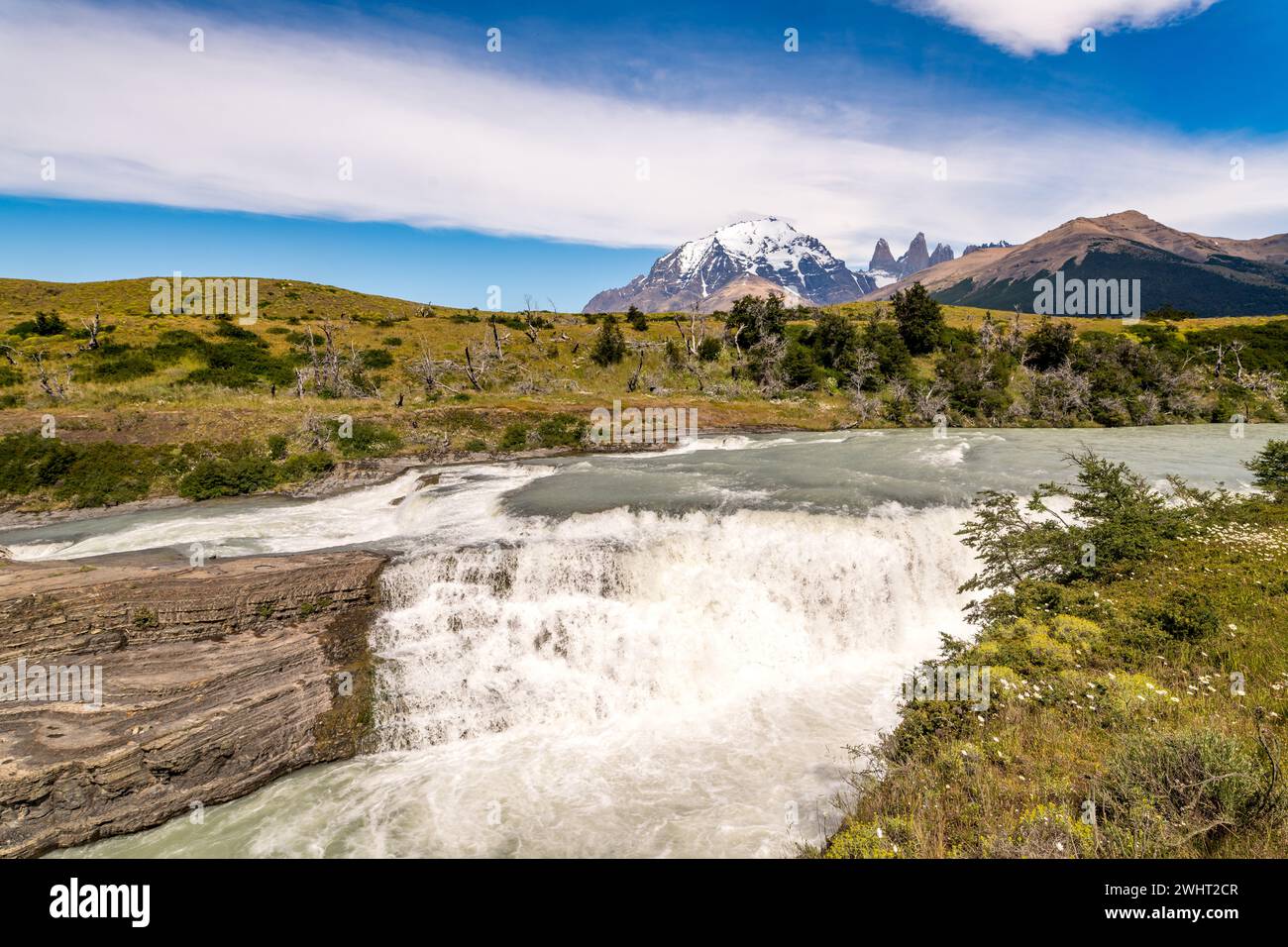 Parc national de Torres del Paine, en Patagonie chilienne Banque D'Images