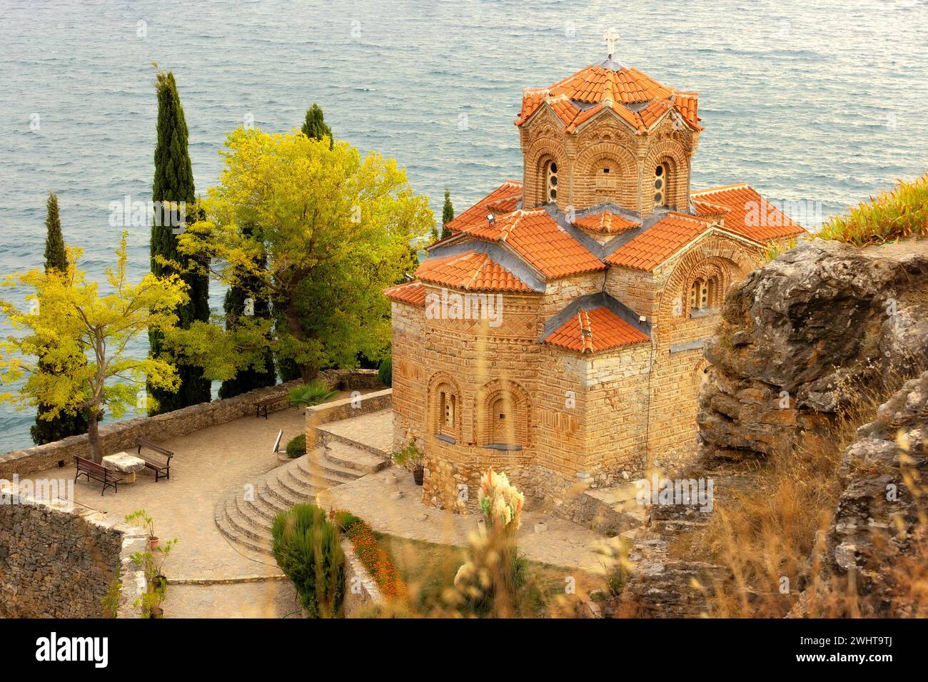 Ohrid, Église de Macédoine du Nord John Kaneo Banque D'Images
