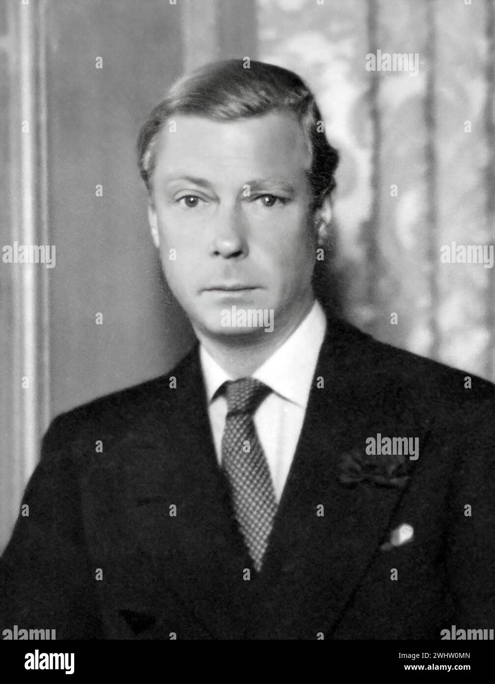 Duc de Windsor. Portrait du roi Édouard VIII, duc de Windsor (1894-1972), v. 1934 Banque D'Images