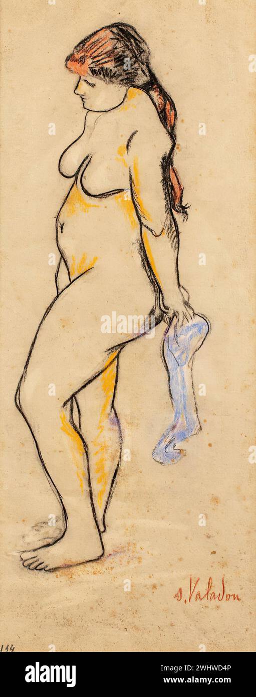 Suzanne Valadon - la sortie du bain Banque D'Images