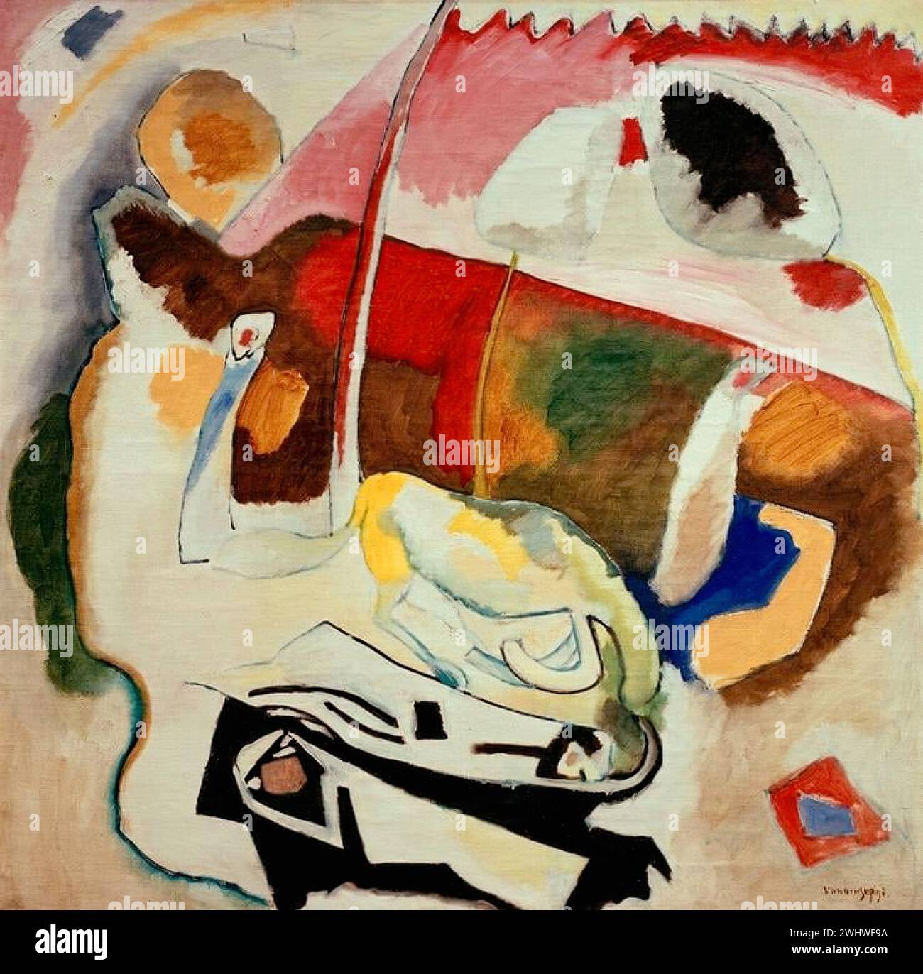 Vassily Kandinsky - improvisation XXI Banque D'Images