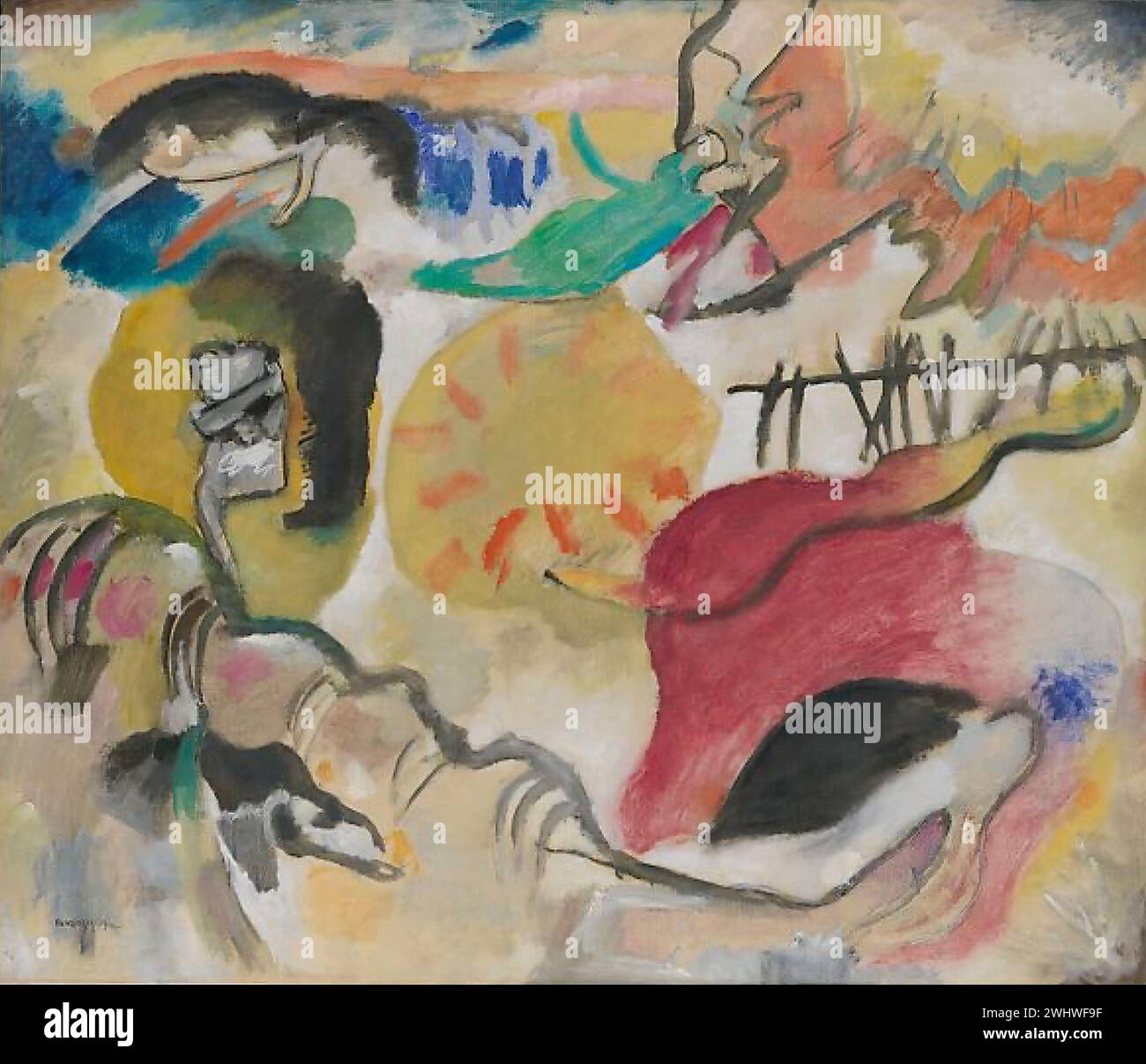 Vassily Kandinsky - improvisation XXVII Banque D'Images