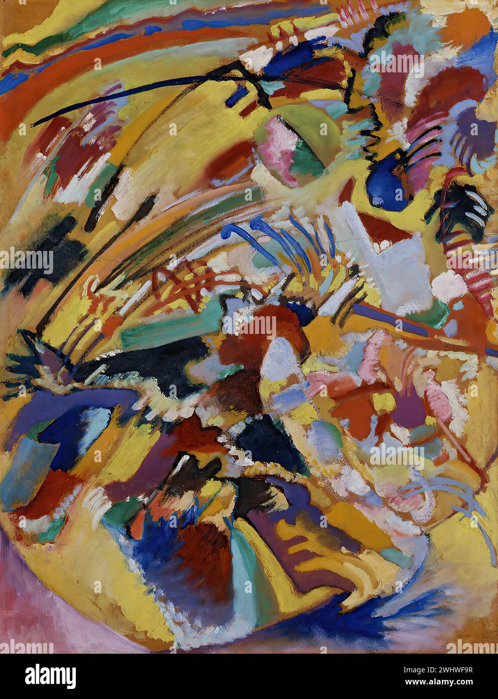 Vassily Kandinsky - improvisation sans nom I. Banque D'Images