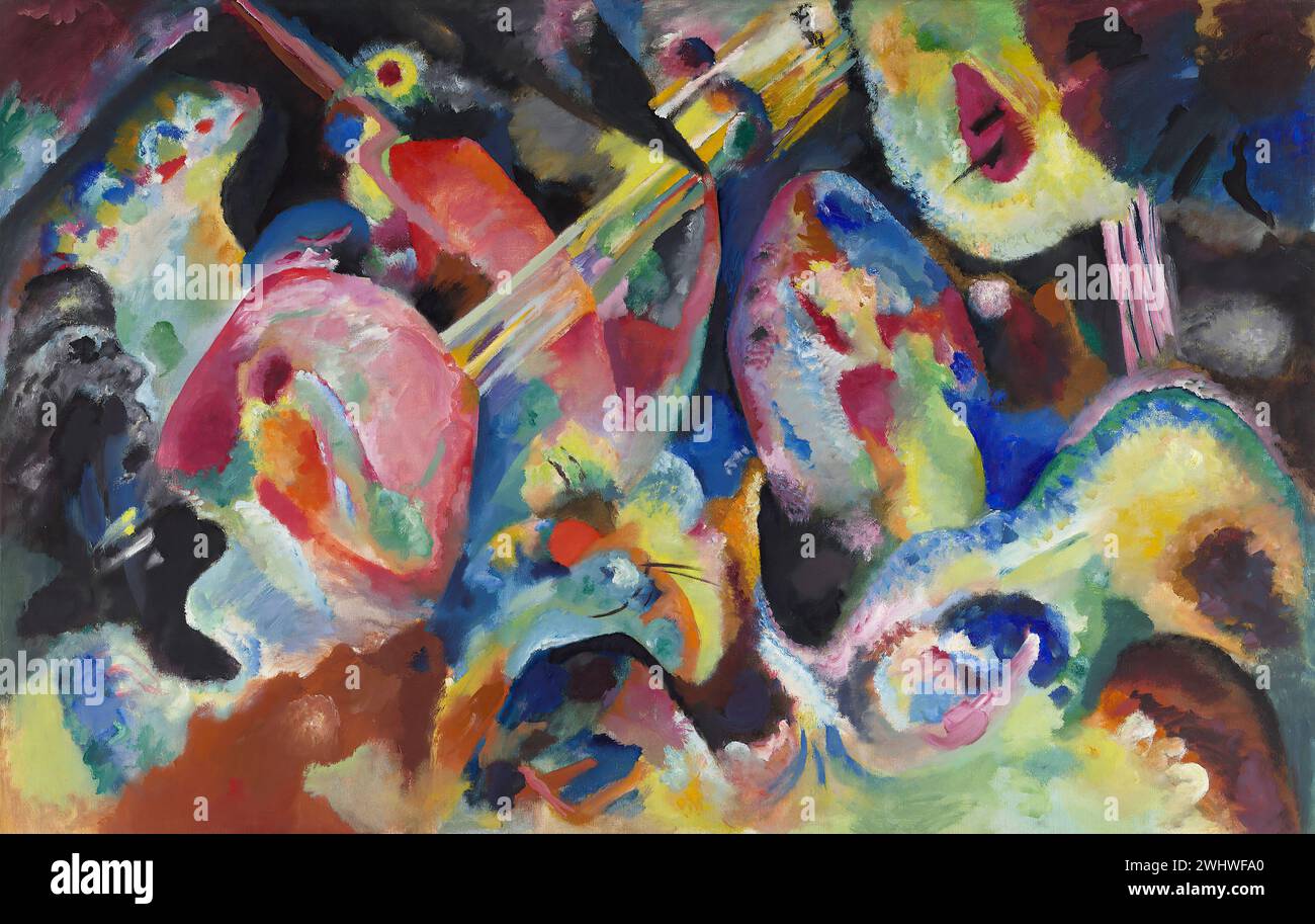 Vassily Kandinsky - inondation, improvisation Banque D'Images
