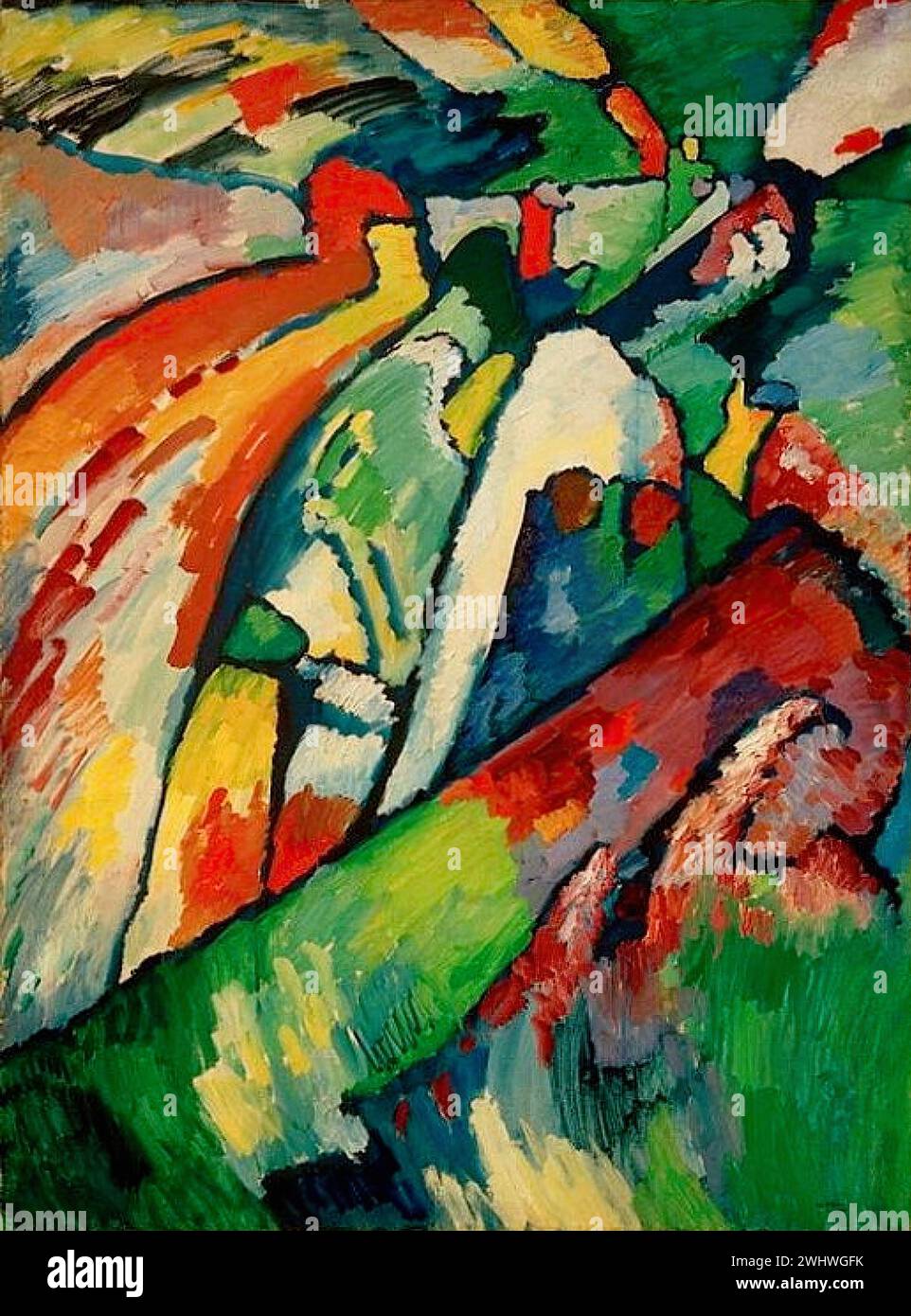 Vassily Kandinsky - Tempête, improvisation VII Banque D'Images
