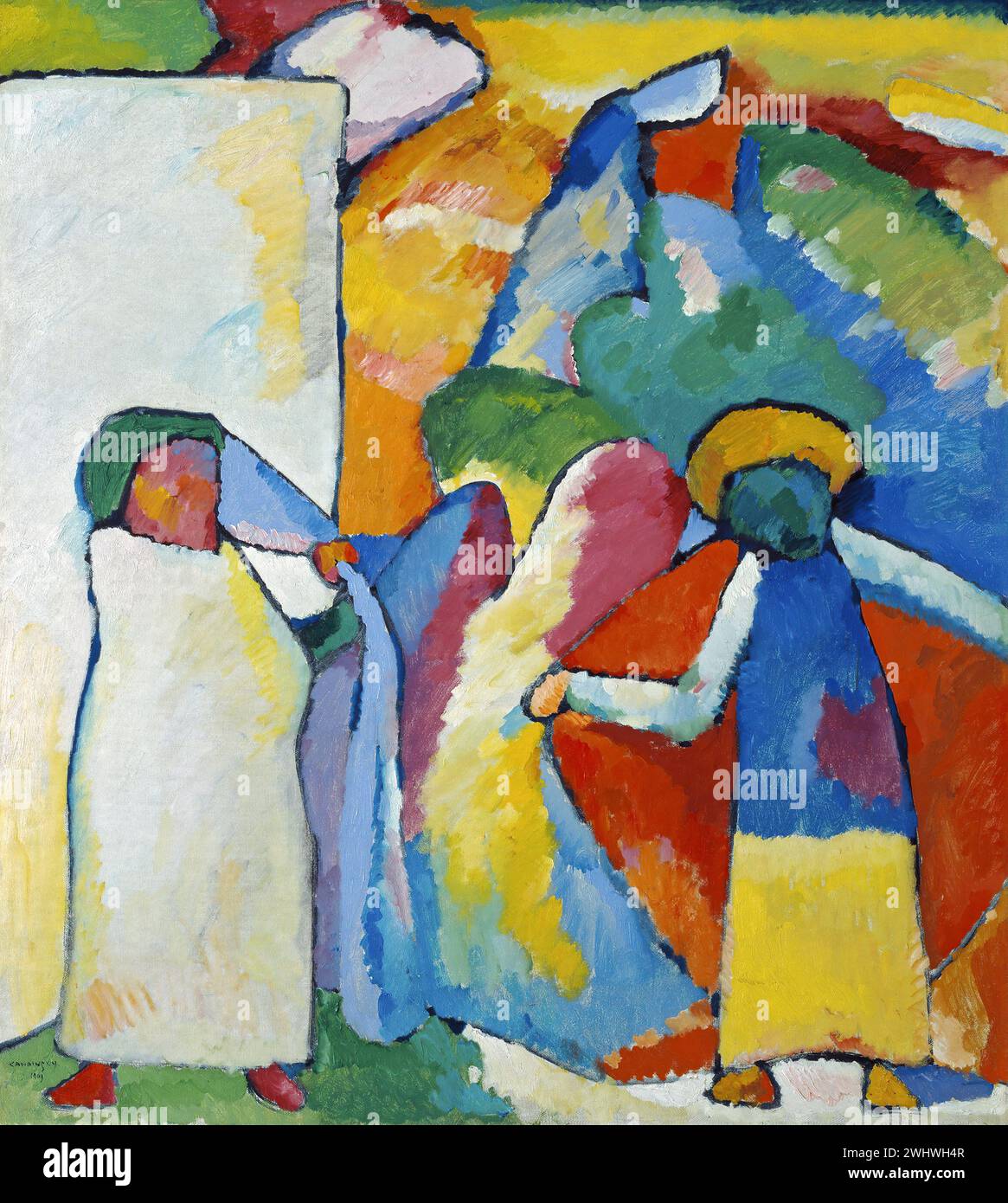 Vassily Kandisly - Africain, improvisation 6 Banque D'Images