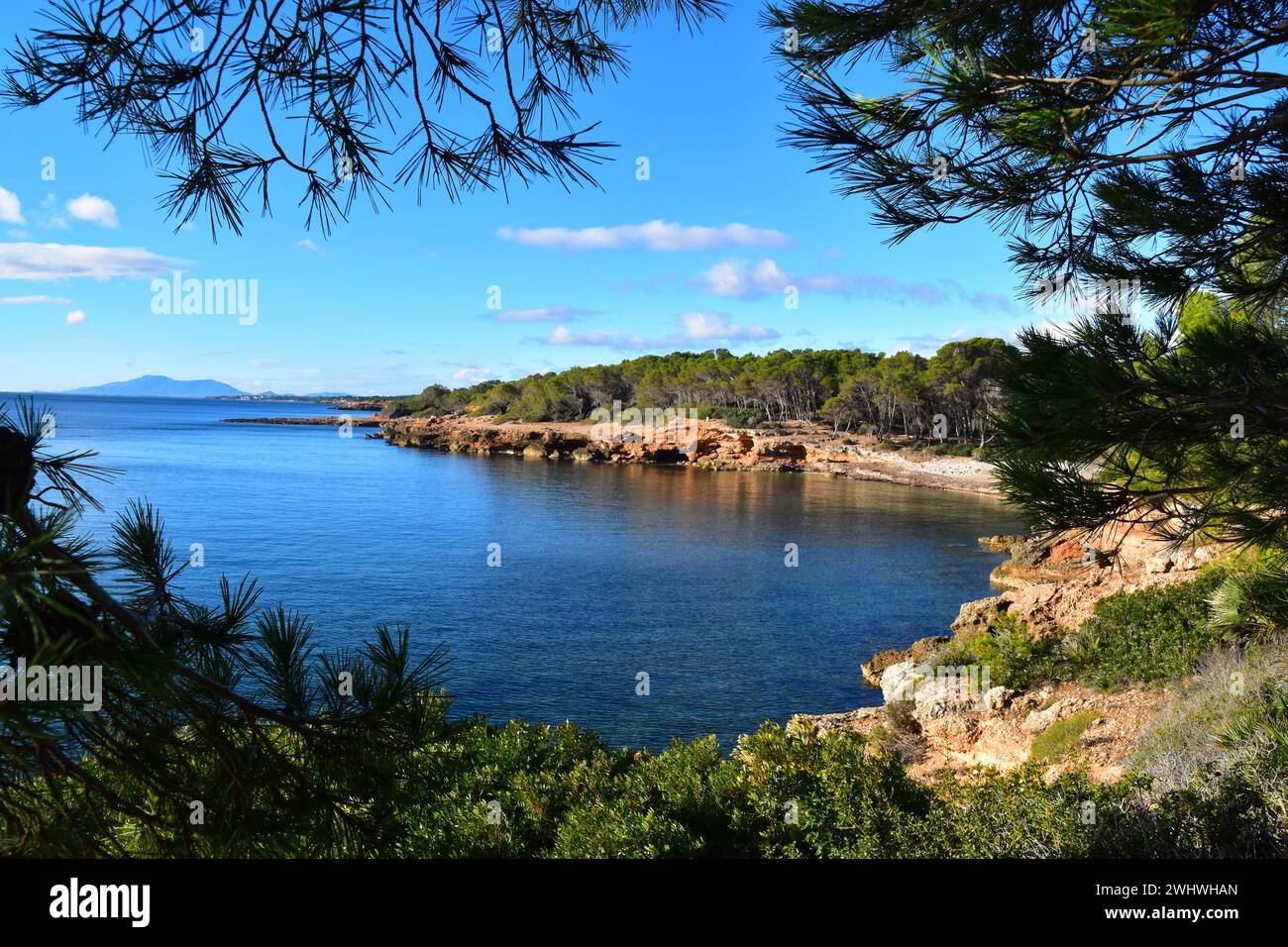 L'Ametlla de Mar, Costa Dorada, Espagne Banque D'Images