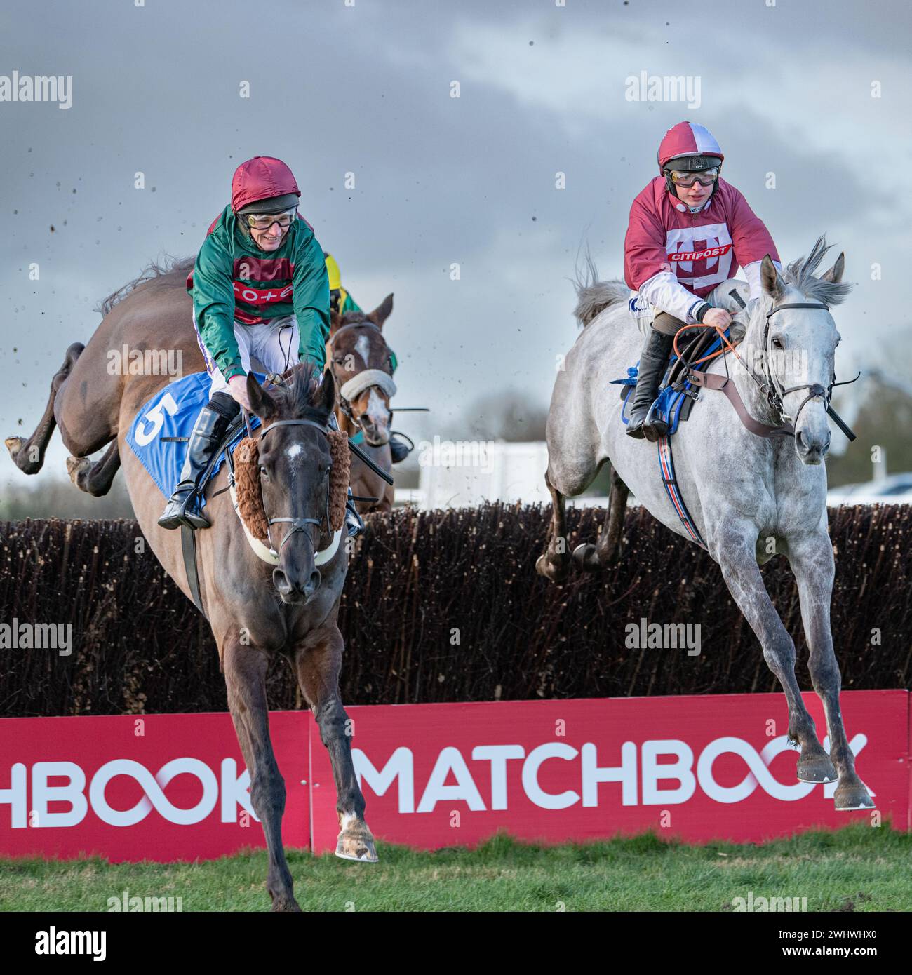 Sixième course à Wincanton - la Harry Dufosee Memorial Cup, le 19 février 2022 Banque D'Images