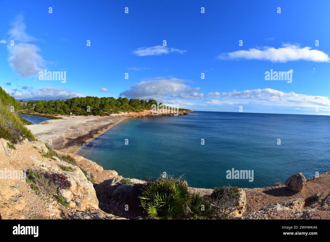 L'Ametlla de Mar, Costa Dorada, Espagne Banque D'Images