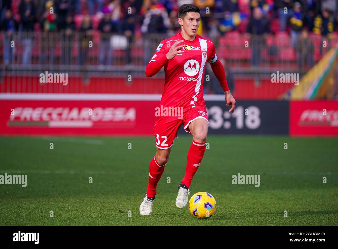 Monza, Italie. 11 février 2024. Matteo Pessina, lors de l'AC Monza vs Hellas Verona FC, Serie A, au U-Power Stadium. Crédit : Alessio Morgese/Alessio Morgese/Emage/Alamy Live news Banque D'Images