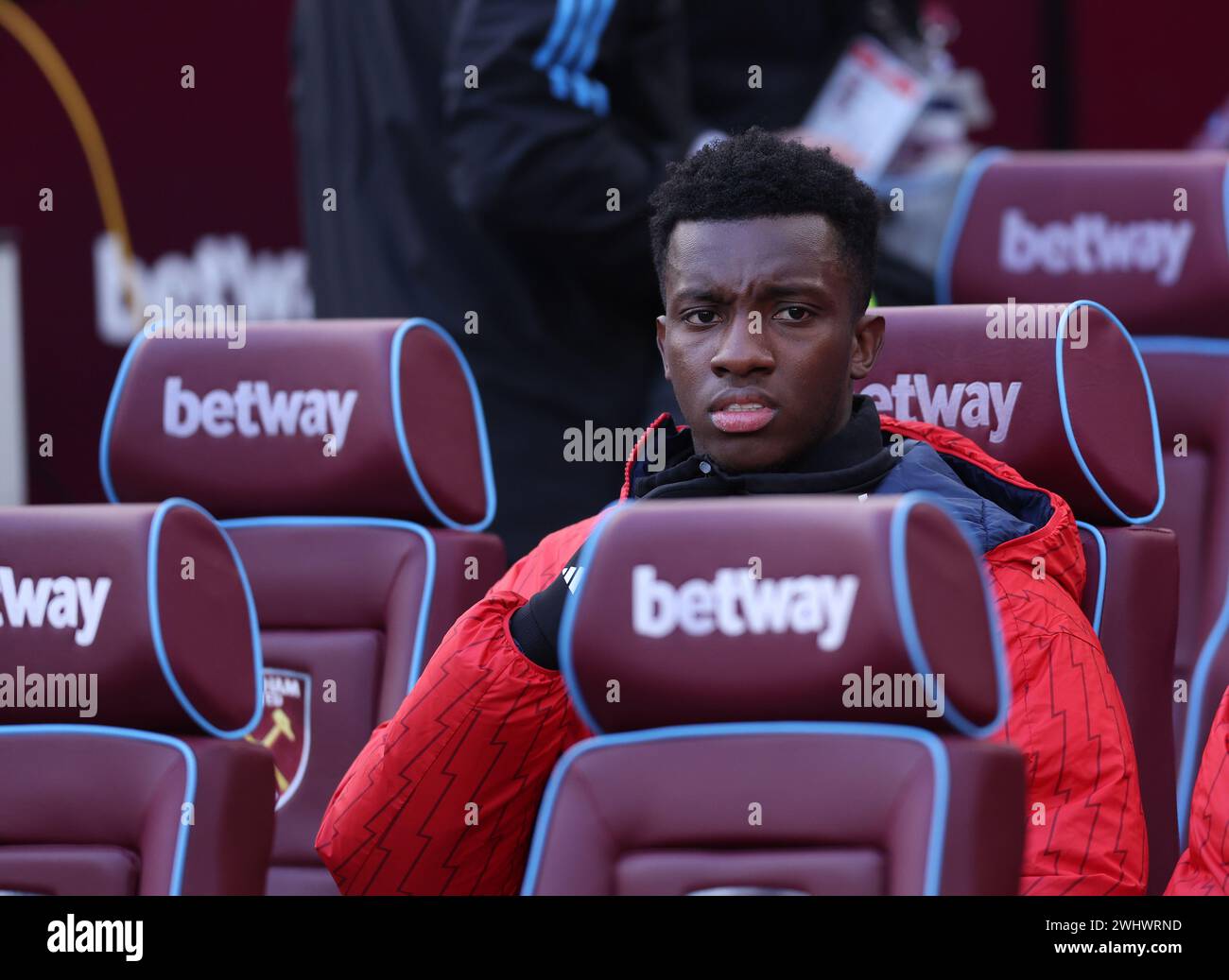 Londres, Royaume-Uni. 11 février 2024. Eddie Nketiah d'Arsenal lors du match de premier League au stade de Londres. Le crédit photo devrait se lire comme suit : David Klein/Sportimage crédit : Sportimage Ltd/Alamy Live News Banque D'Images