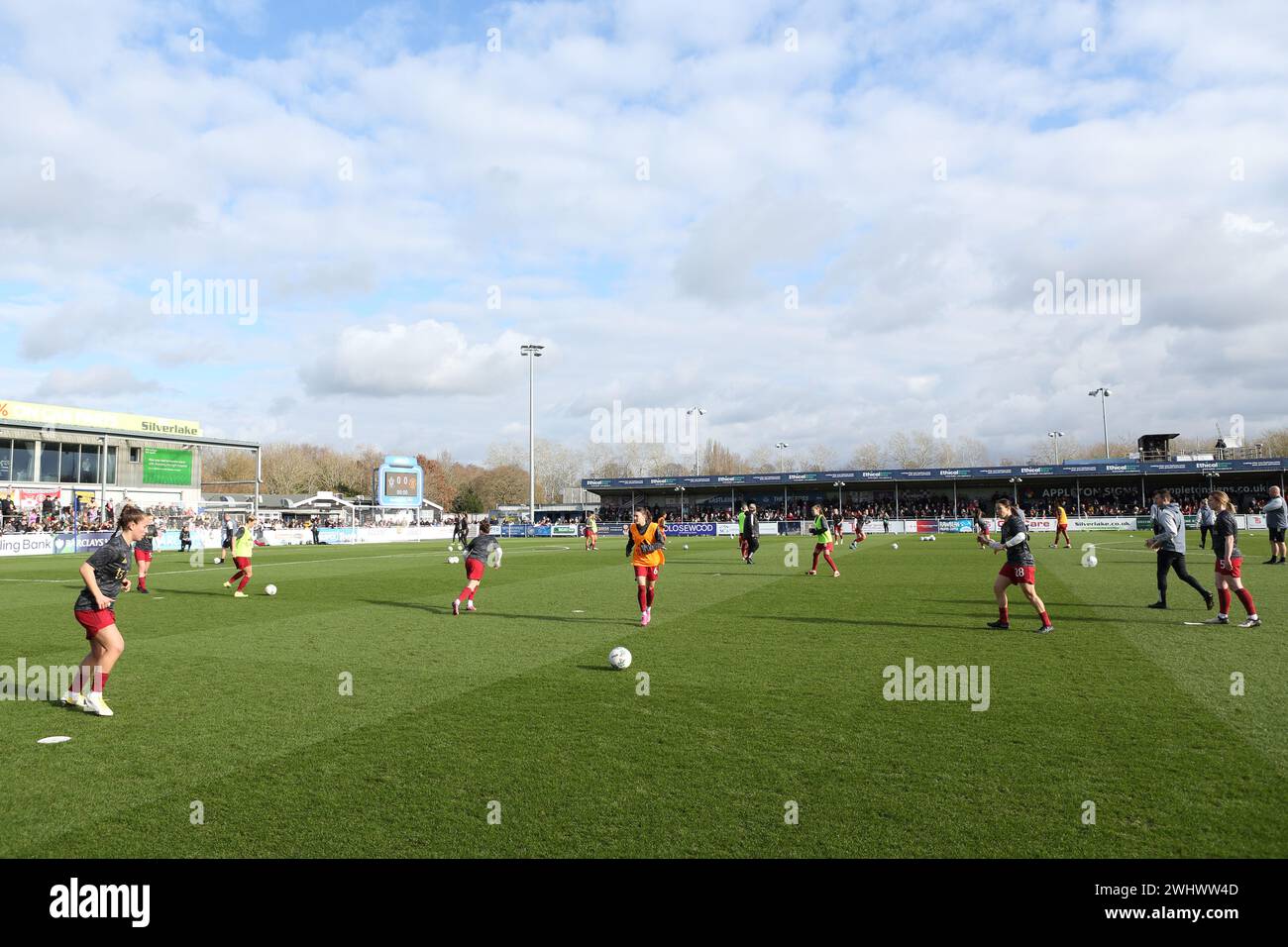 Southampton FC Women v Manchester United Women's FA Cup au stade Silverlake Banque D'Images