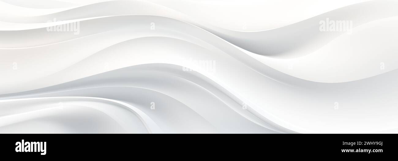 Fond blanc clair 3D. Banque D'Images