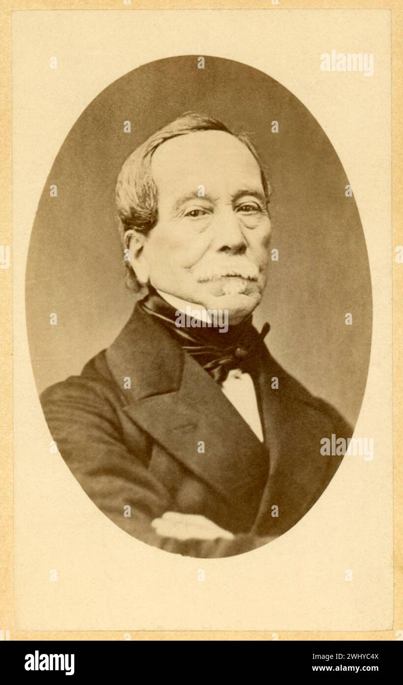 1870 CA , Paris , FRANCE : le général français Nicolas Anne Théodule CHANGARNIER ( 1793 - 1877 ) , soldat et homme politique, député à l'Assemblée nationale de France . Photo de Pierre PETIT , Paris . - PORTRAIT - RITRATTO - GENERALE di FRANCIA - SECONDO IMPERO - - HISTOIRE - FOTO STORICHE - POLITICA - POLITIQUE - POLITICO - POLITICIEN - collier - colletto - cravate --- Archivio GBB Banque D'Images
