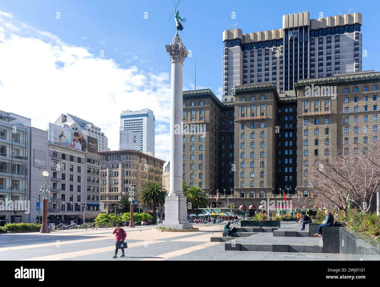 Union Square, San Francisco, Californie, États-Unis Banque D'Images