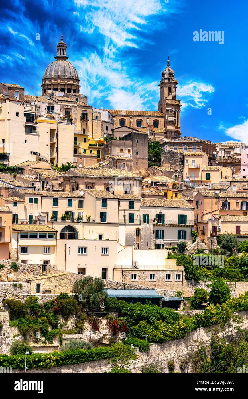Architecture de Ragusa en Val di Noto Banque D'Images