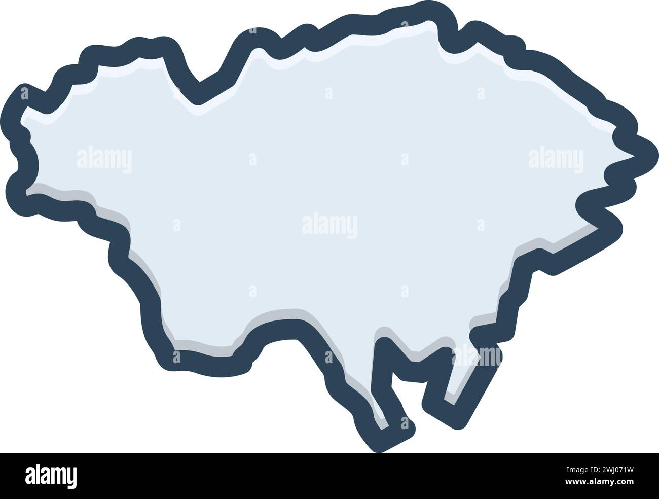 Icône pour cardiff,map Illustration de Vecteur
