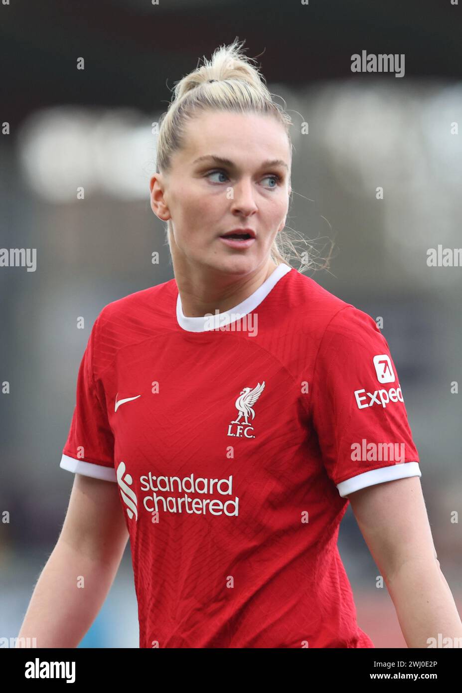 Mel (Melissa) Lawley de Liverpool Women lors du match de la cinquième ronde de football féminin de la FA Cup entre London City Lionesses Women et LiverpoolWomen au Pr Banque D'Images