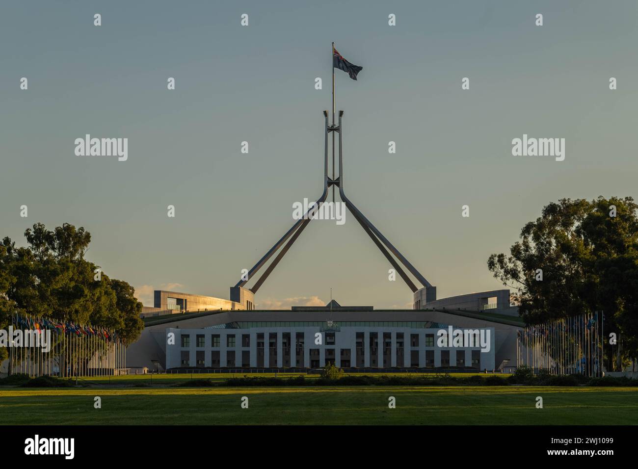 New Parliament House, Australie Banque D'Images