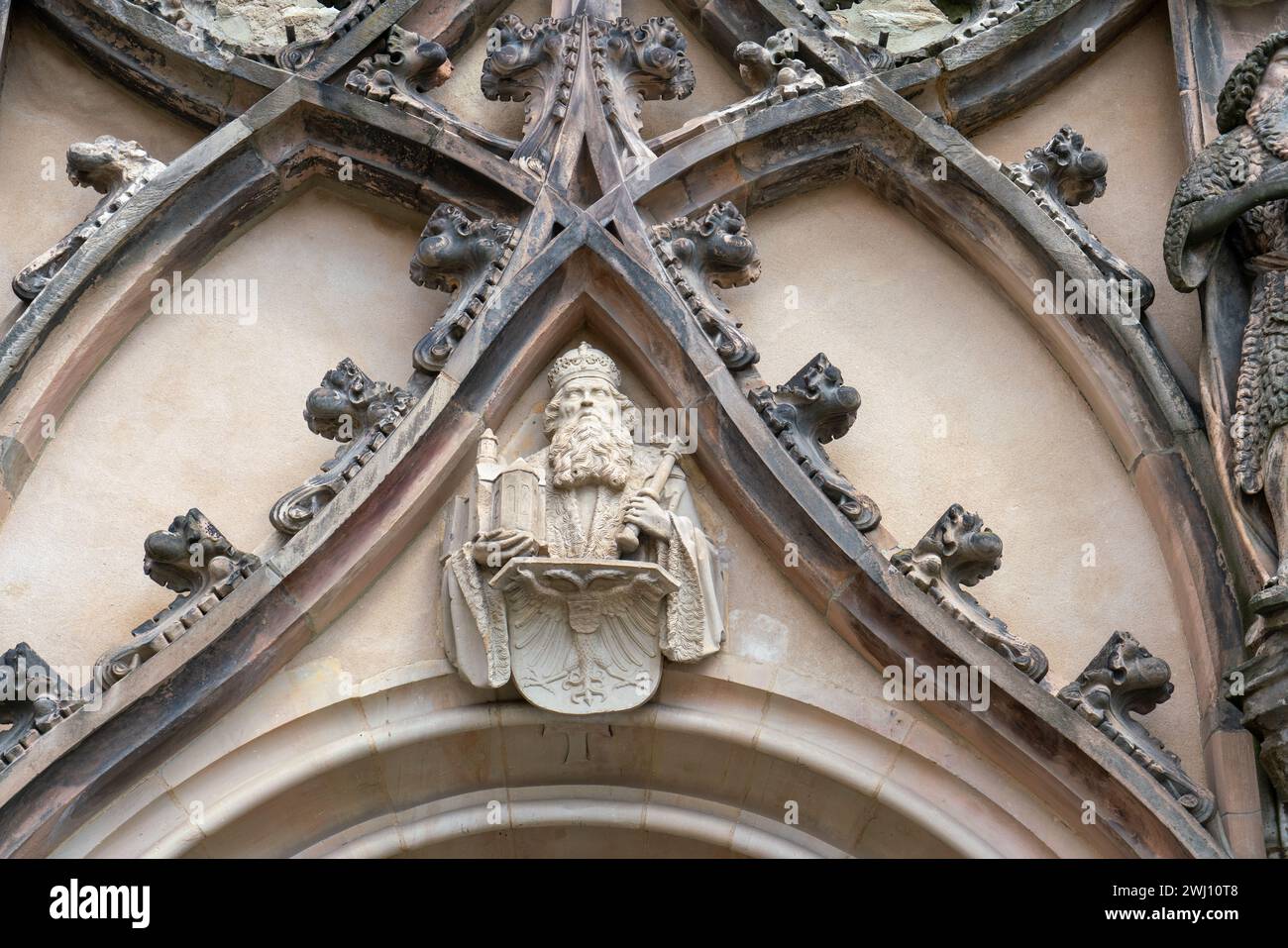 Château et cathédrale à Merseburg Banque D'Images