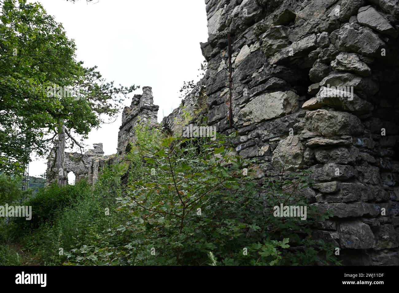 Ruine artificielle, mur romain, Hinterbruehl, Autriche Banque D'Images