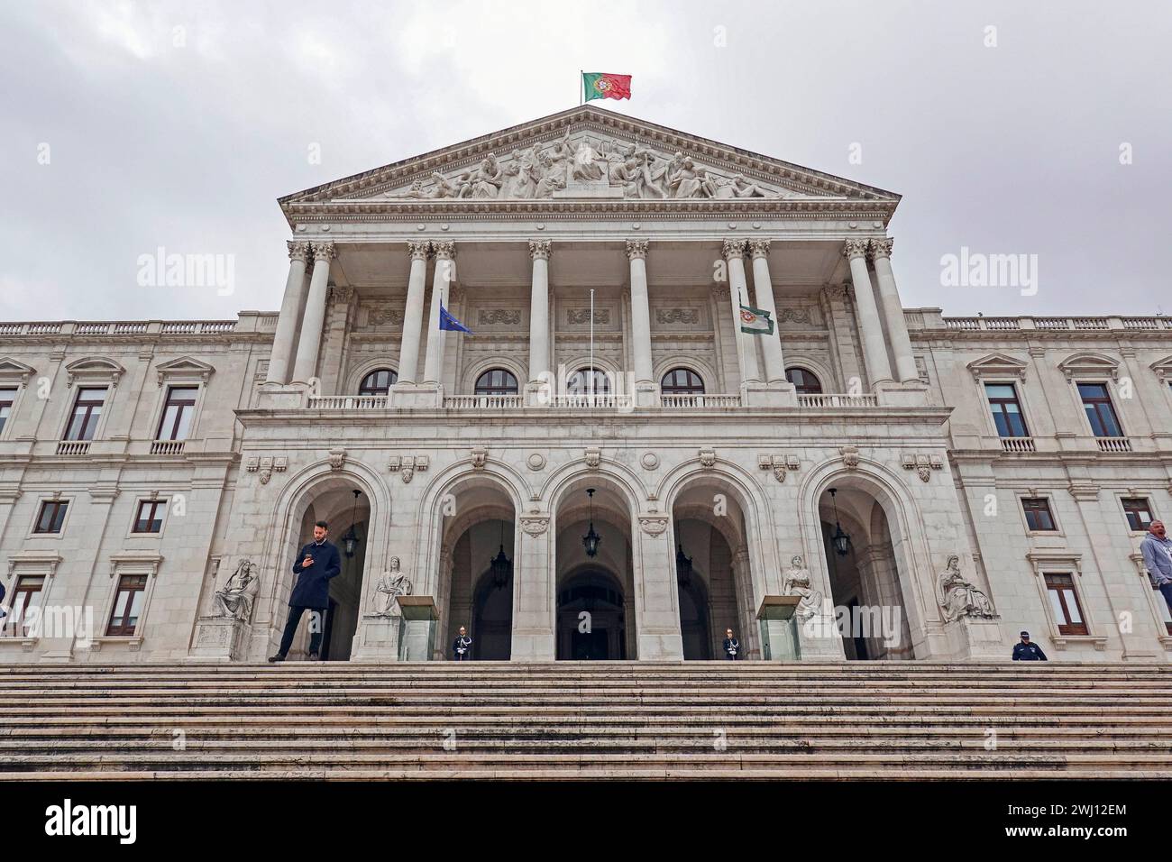 Portugal, Lisbonne, Palacio de Sao Bento - Palais Saint Benoît - à Lisbonne est le siège de l'Assemblée de la République portugaise, le Parlement Banque D'Images