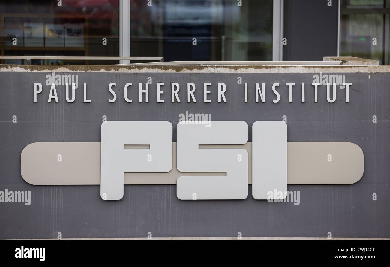 DAS Paul Scherrer Institut - kurz PSI - ist ein interdiszplinären Grossforschunginstitut, WO angewandet Grundlagenforschung - hauptsächlich im Bereich Banque D'Images