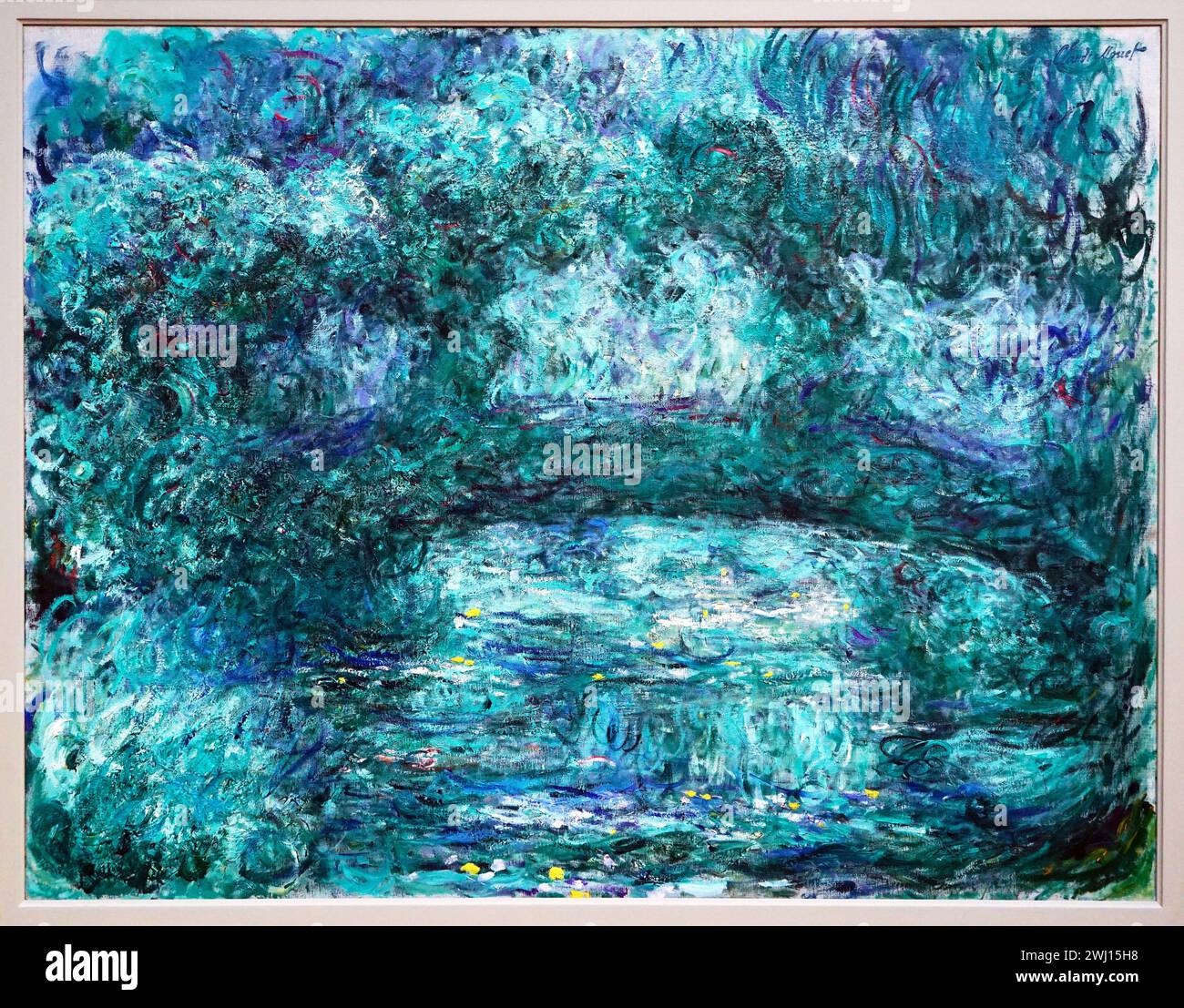 Le pont japonais de Claude Monet (1840-1926). Banque D'Images
