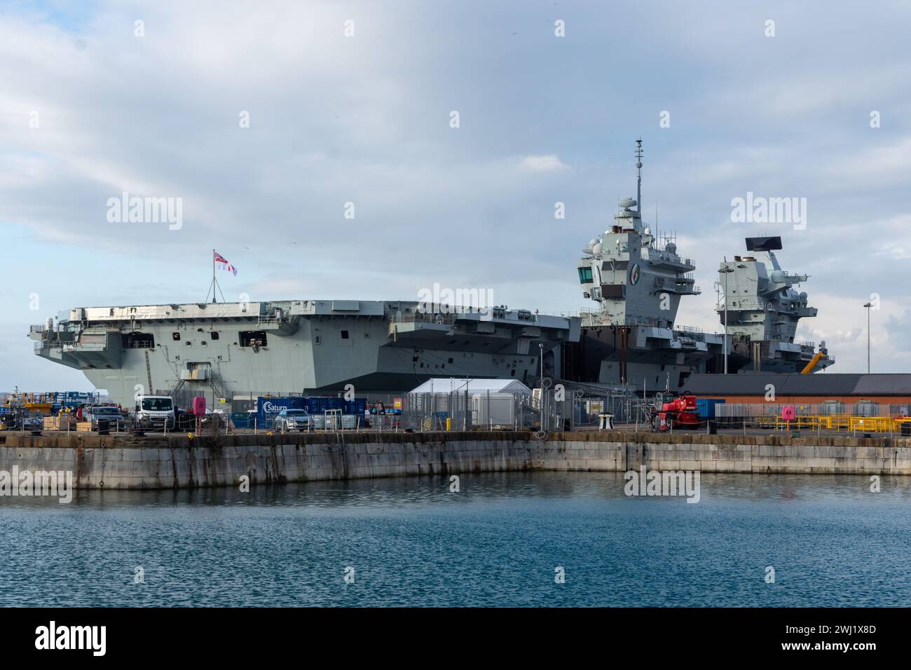 Le HMS Queen Elizabeth le nouveau porte-avions de la Royal Navy Photo