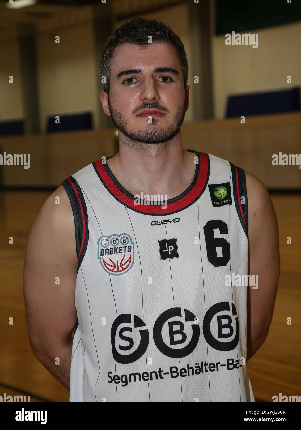 Martin Bogdanov SBB paniers Barmer 2ème Basketball Bundesliga ProB North saison 2023-24 le 09/12/2023 Banque D'Images