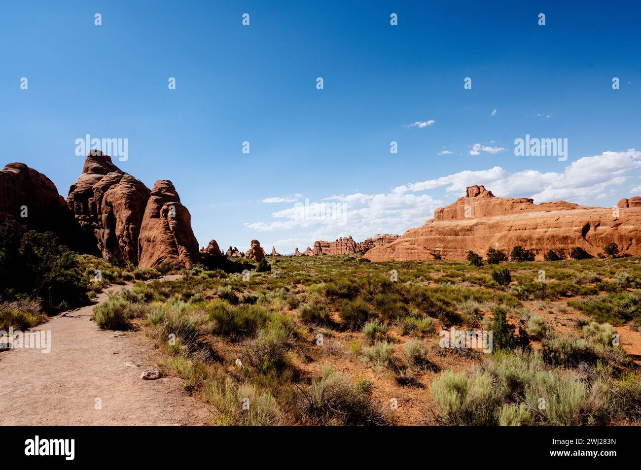 Parc National Arches dans l'Utah Banque D'Images