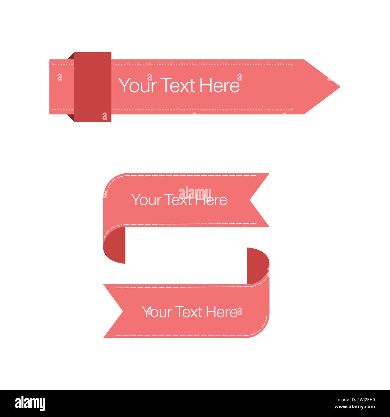 Jeu de titres de légende numérique. Modèles de zones de texte futuristes, cadres avec échantillon de texte. Illustration de Vecteur