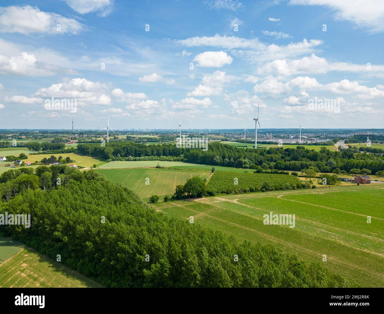 Energie renouvelable à la campagne Banque D'Images