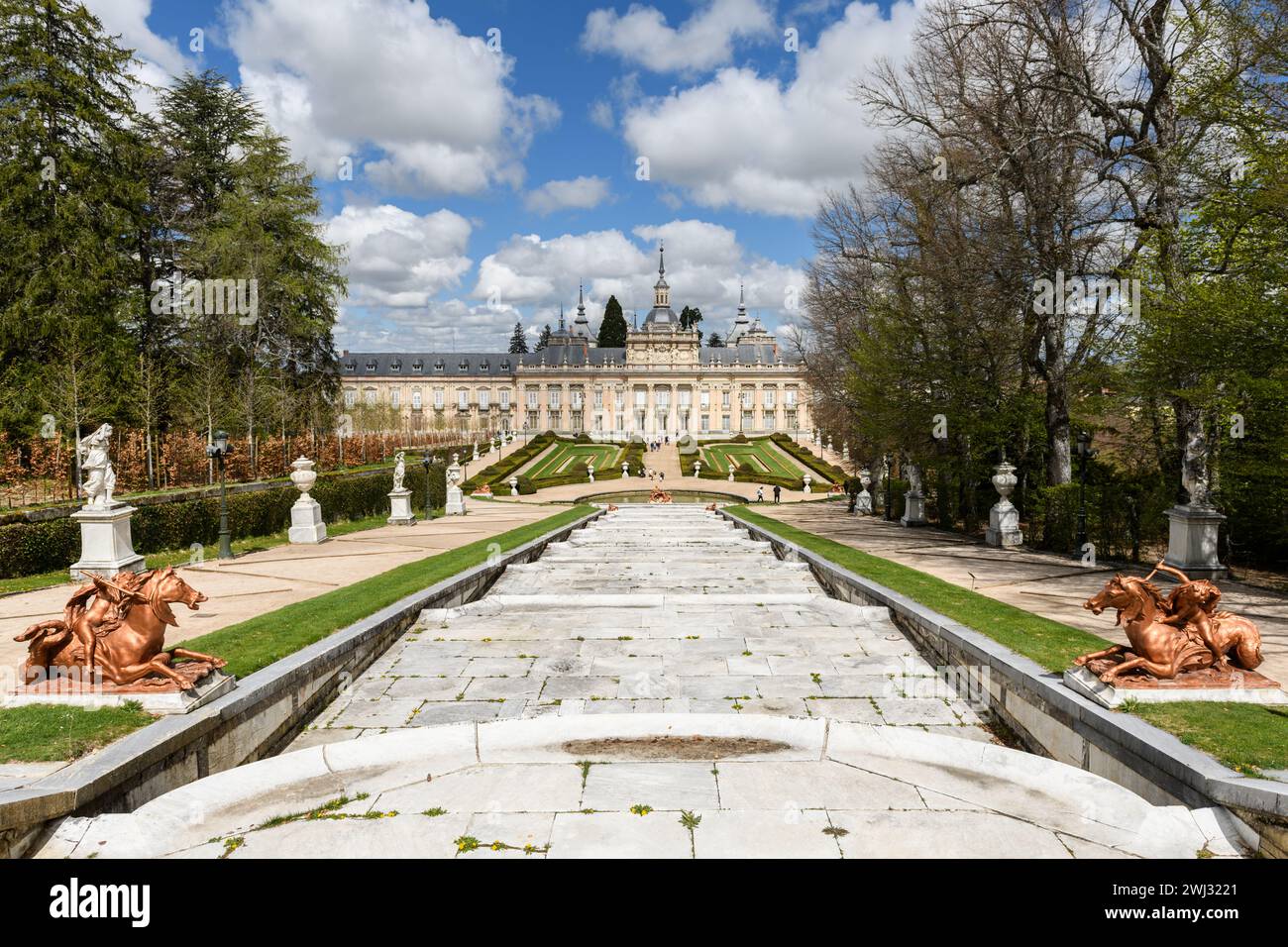 Palacio Real de la Granja de San Ildefonso Banque D'Images