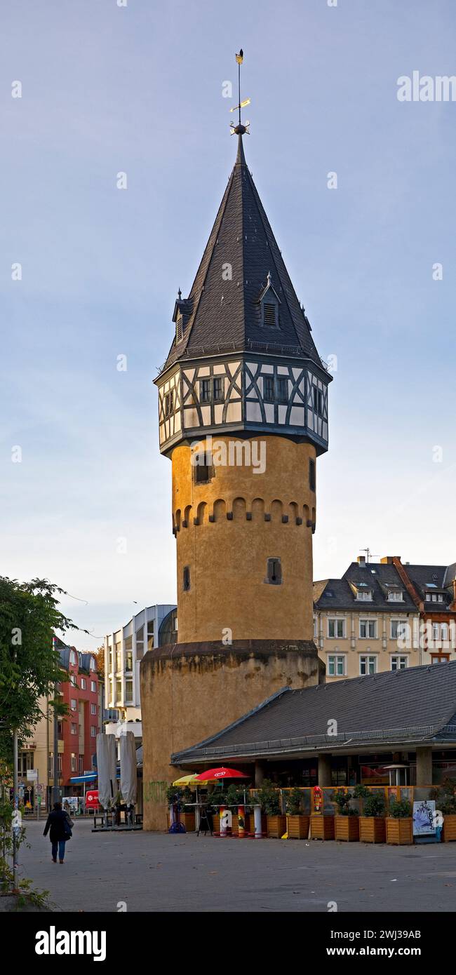 Bockenheimer Warte, Wartturm du XVe siècle, Francfort-sur-le-main, Hesse, Allemagne, Europe Banque D'Images