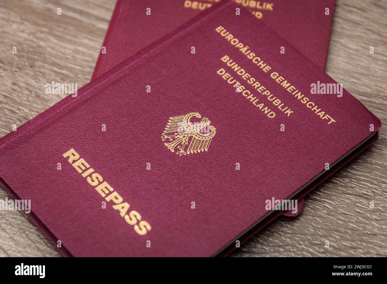 Passeport numérique en Allemagne Banque D'Images