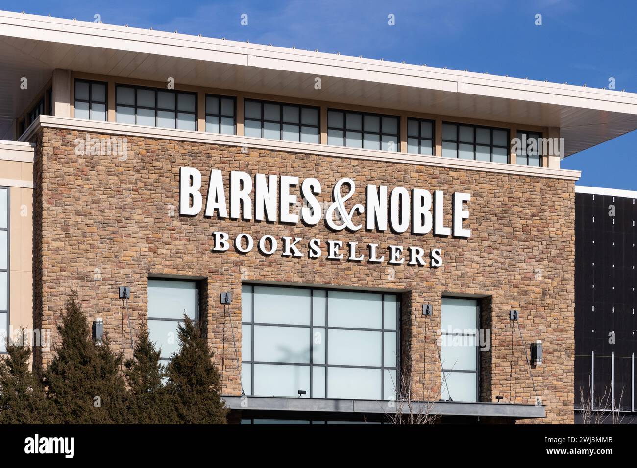 Barnes and Noble Book Sellers est une chaîne de librairies avec près de 600 succursales aux États-Unis. Banque D'Images