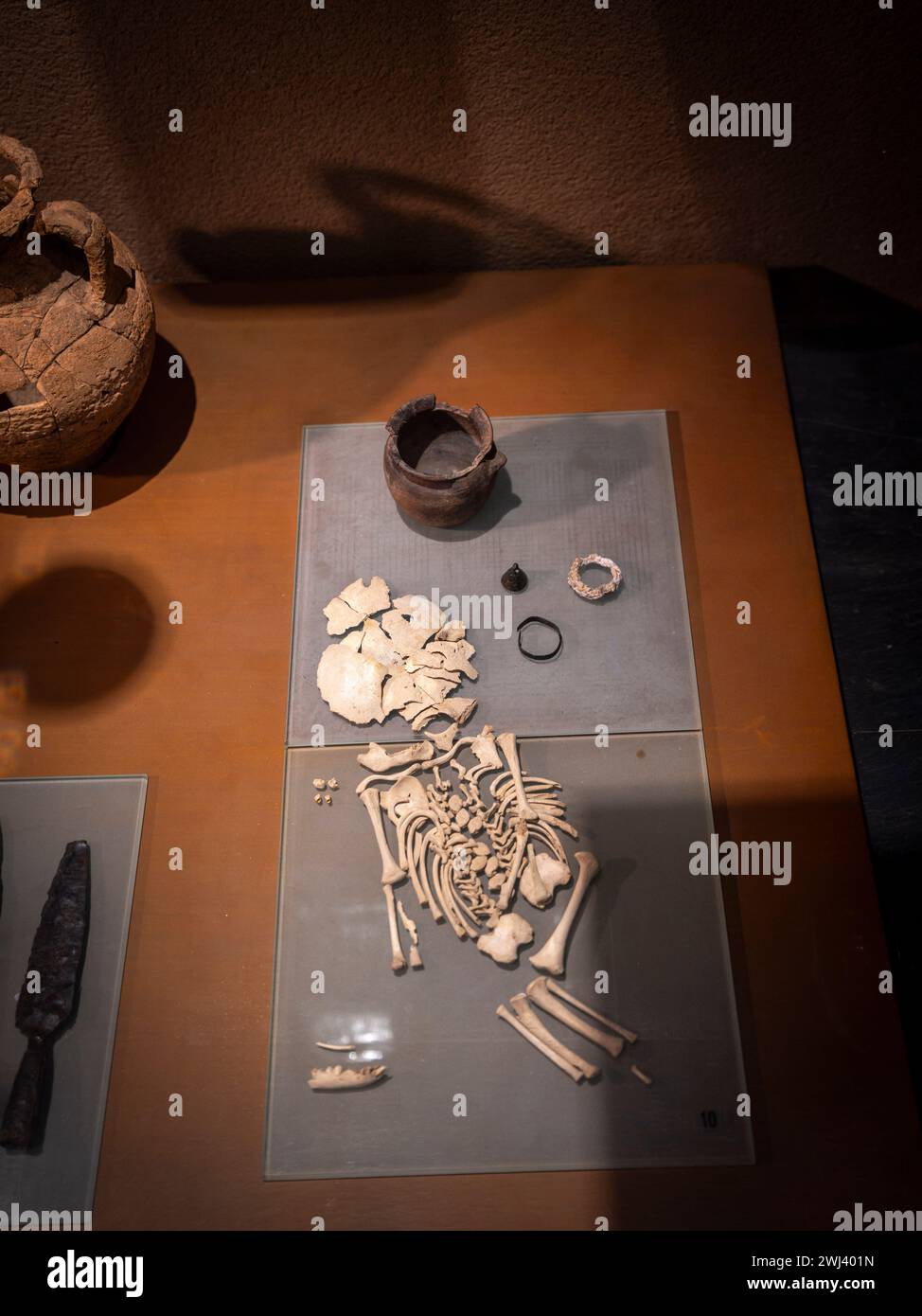 Enterrement d'enfant de Civitas de Andelo Banque D'Images