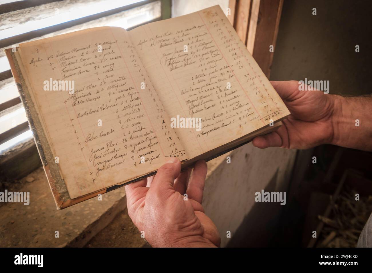 Caves originales de Palo Ripoll Banque D'Images